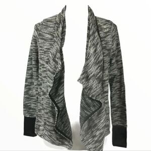 EUC JANET CHUNG WATERFALL OPEN FRONT CARDIGAN/SHRUG SZ. S